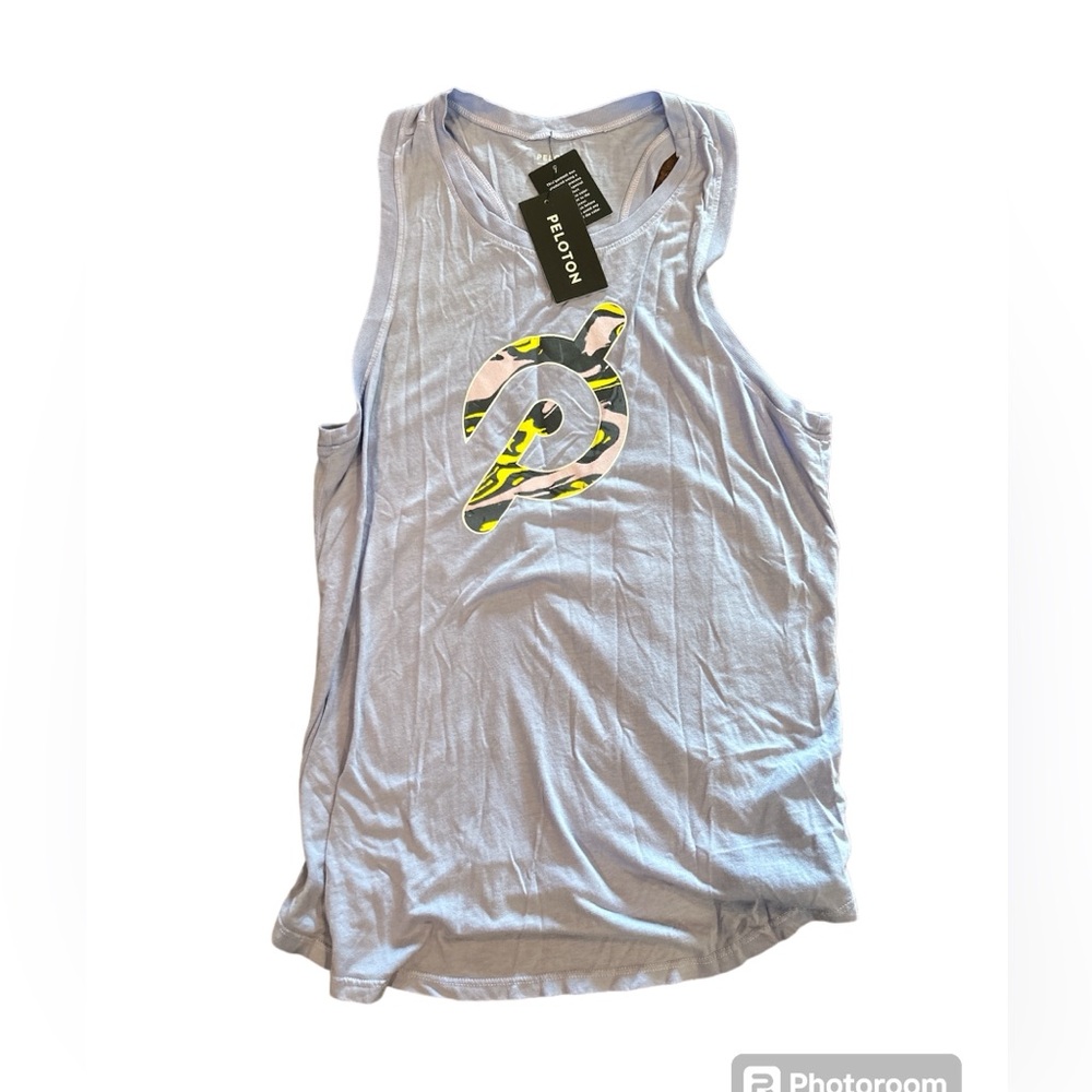 Peloton Women’s Size Small Flow Racer Tank Blue‎ NWT